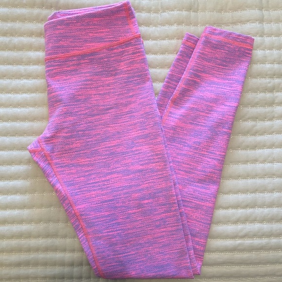 Ivivva By Lululemon Girls Full Length Pink & Purple Active Dance Leggings, 14 - Picture 7 of 7